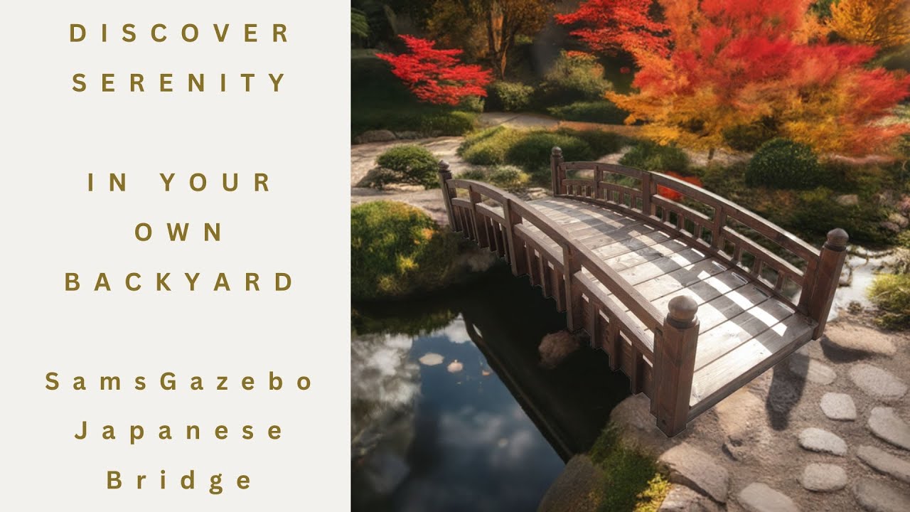 How to create serenity in your own backyard with Japanese bridge 8 ft
