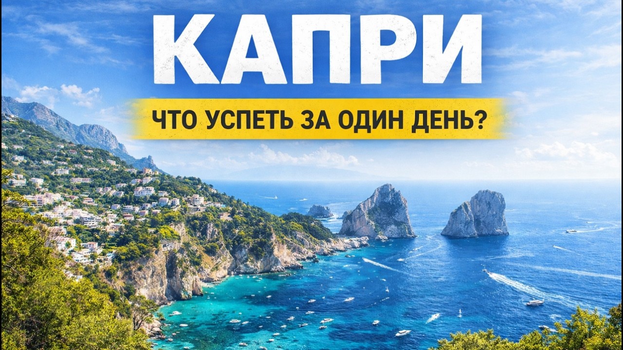 ОСТРОВ КАПРИ 🇮🇹 ИТАЛИЯ , достопримечательности и многое другое...
