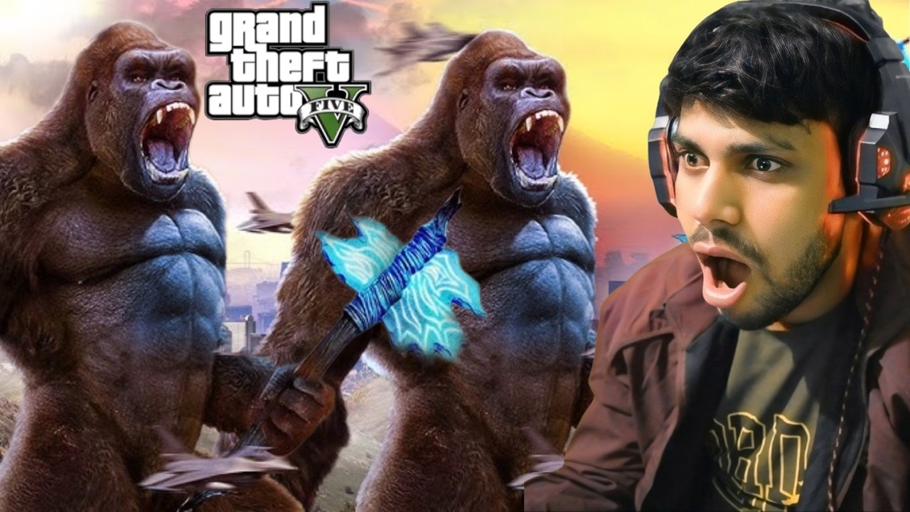 King Kong in GTA 5 Live #gta #gtaonly #gta5 #gtaonline #livegaming #gaming #gta5online #gtarp#shorts