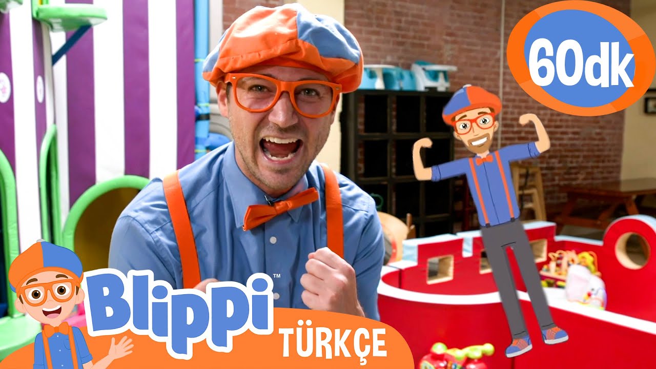 Blippi ile Oyun Parkında Egzersiz! 🏃‍♂️ | Blippi Türkçe - Çocuklar için Eğitici Videolar