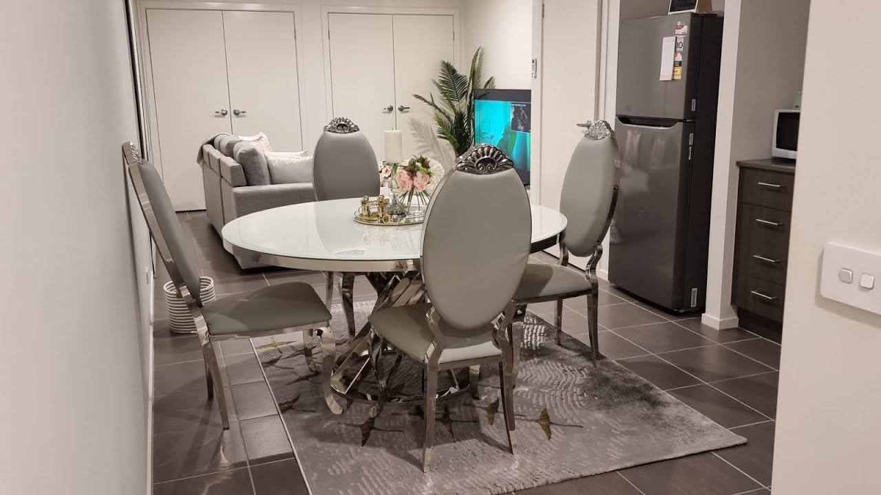 Elegant and stylish dinning/living room makeover||simple and elegant ❤❤