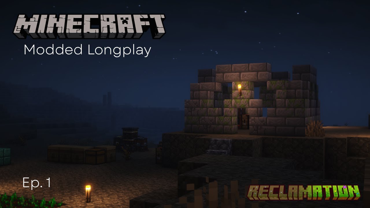Minecraft Modded Longplay Ep. 1┃Starting Out┃(No Commentary) Reclamation Modpack 1.20.1