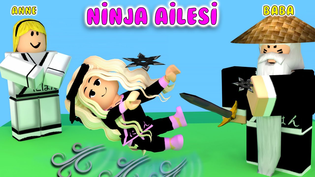 👧 YENİ AİLEM NİNJA AİLESİ 😱👉🏼👨‍👩‍👧 | ROBLOX BROOKHAVEN KOMİK HİKAYE ! 💚