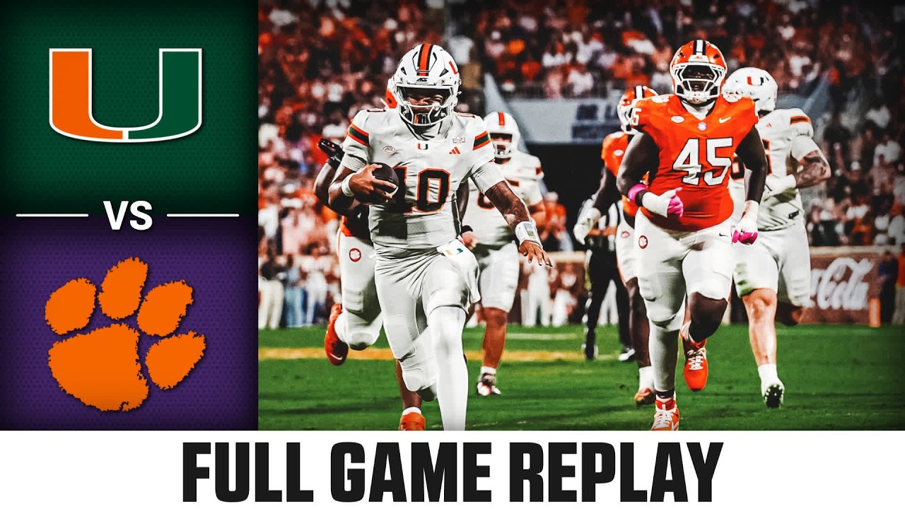 Miami vs. Clemson Full Game Replay | 2026 ACC Football