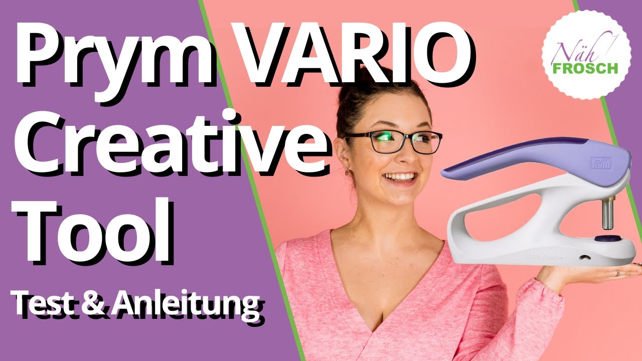 Prym Vario Creative Tool - Test und Anleitung zum Druckkn&ouml;pfe anbringen