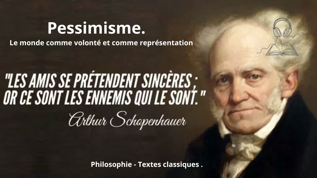 Livre audio. Pessimisme. Arthur Schopenhauer.