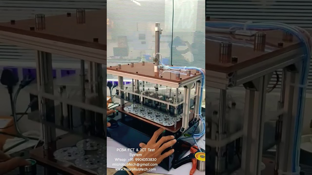 What is a PCB test fixture?How do you test for PCB? #engineering #robotics #components #technology
