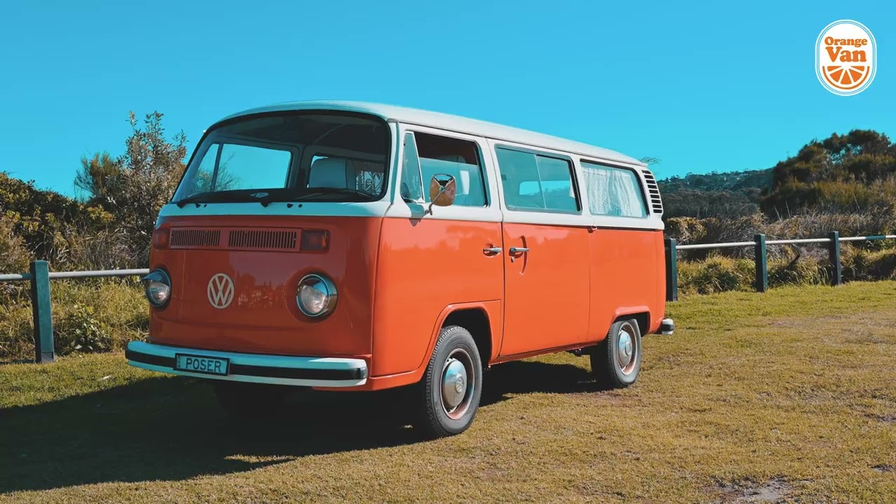 Orange Van photo booth for hire - Sydney