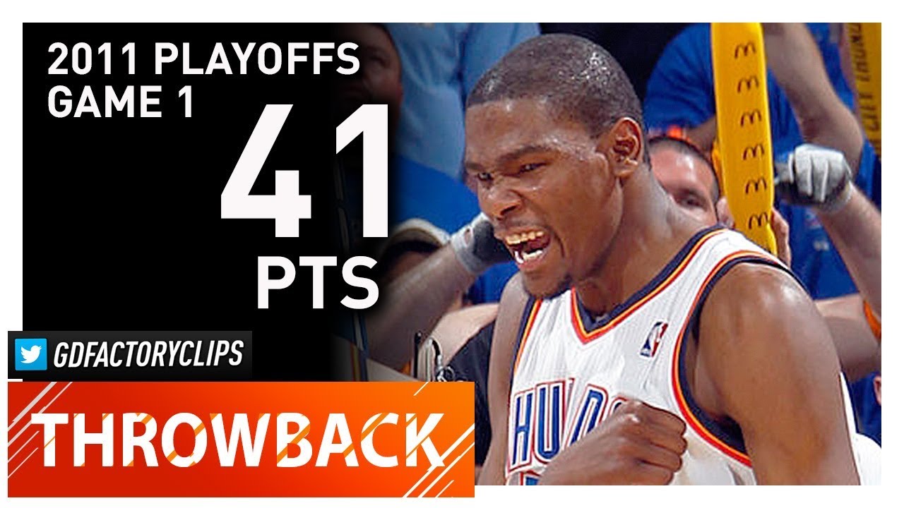 Throwback: Kevin Durant Game 1 Highlights vs Nuggets (2011 Playoffs) - 41 Pts, 9 Reb, BEAST!