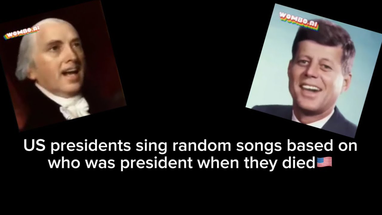 US presidents sing random songs based on who was president when they died #wombo #womboai