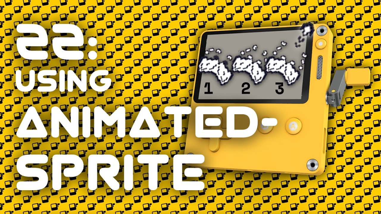 ANIMATED SPRITE (How to use Playdate Libraries) - Playdate Tutorial 22