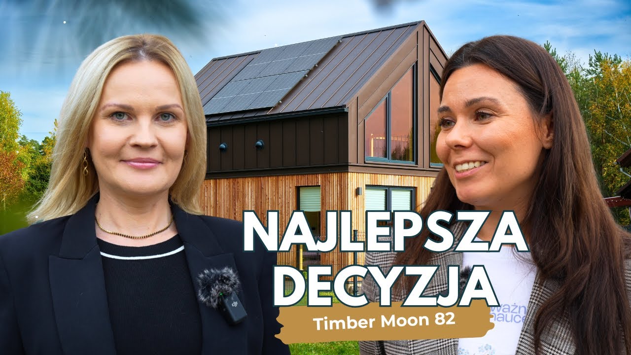 PANI PAULINA WYBUDOWAŁA DOM SZKIELETOWY TIMBER MOON 82 - DOMY MODUŁOWE