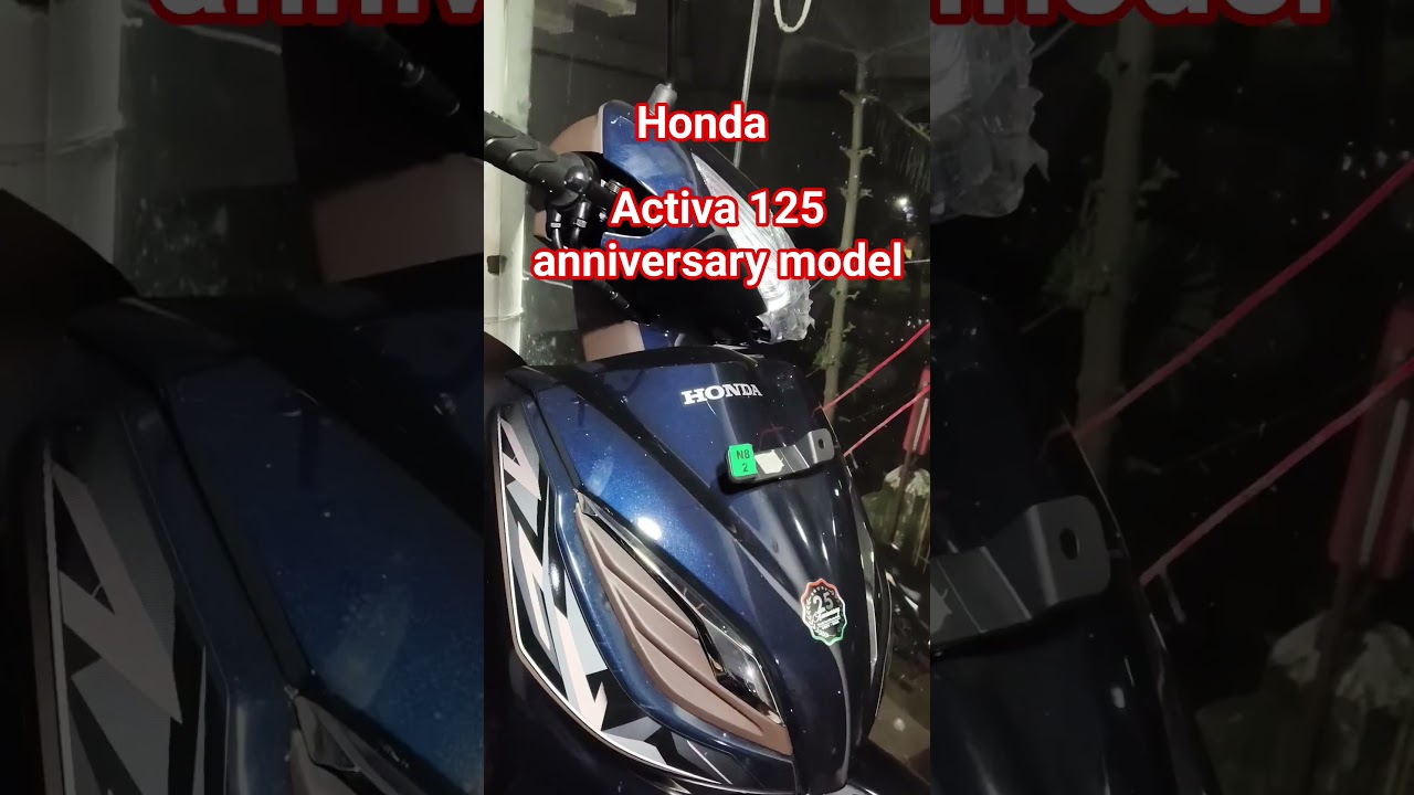 HONDA NEW MODEL ACTIVE 125 ANNIVERSARY EDITION NEW GRAPHICS NEW COLOUR #subscribe #shorts #like