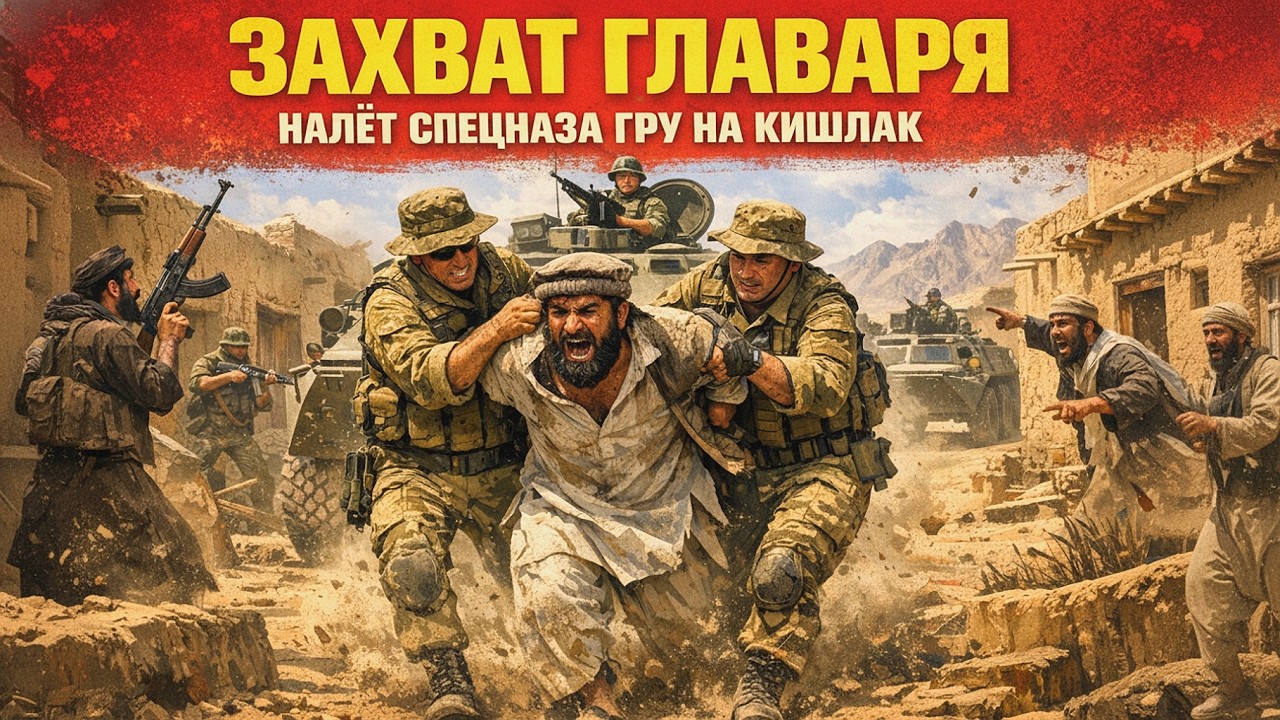 КАК РАЗВЕДЧИКИ ГРУ НА БРОНЕМАШИНАХ ВЛЕТЕЛИ В КИШЛАК И УВЕЗЛИ ГЛАВАРЯ БАНДЫ