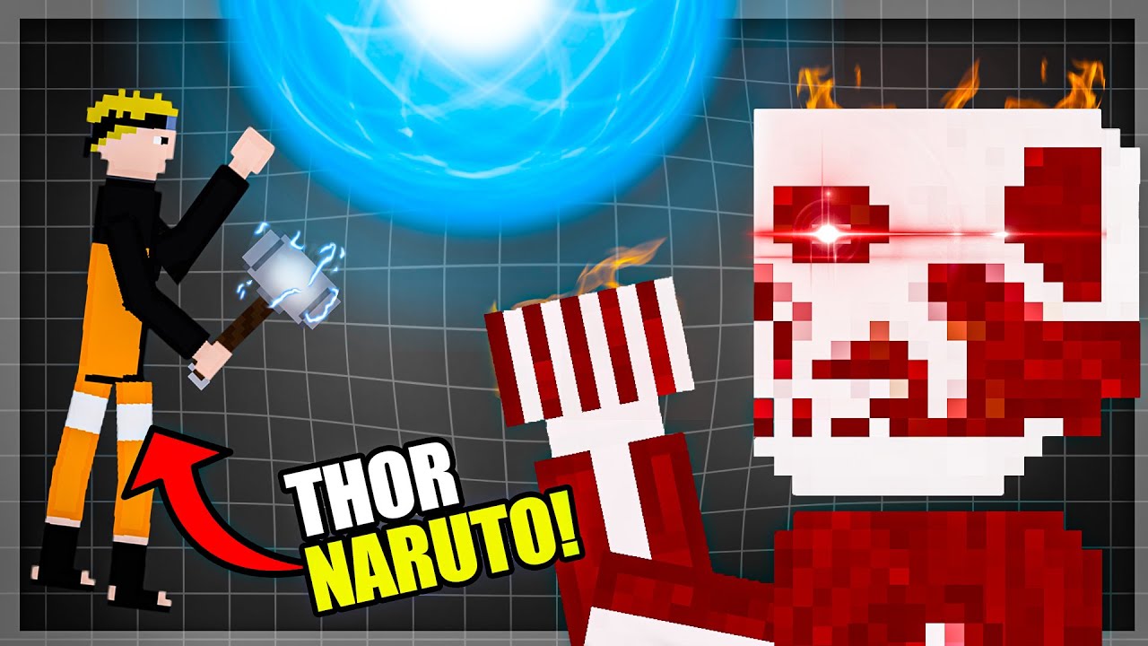 Naruto uses MASSIVE Resengan vs Colossal Titan! in People Playground