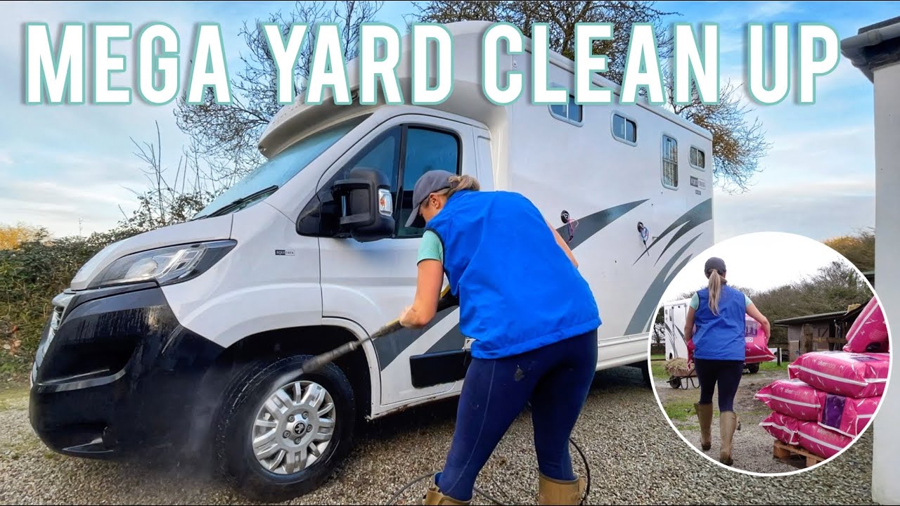 MEGA YARD & STABLE CLEAN UP ~ Ahead of Going Away