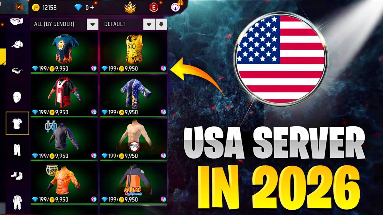 Полный обзор американского сервера Free Fire 2026 😱 События, награды и обновления 🔥