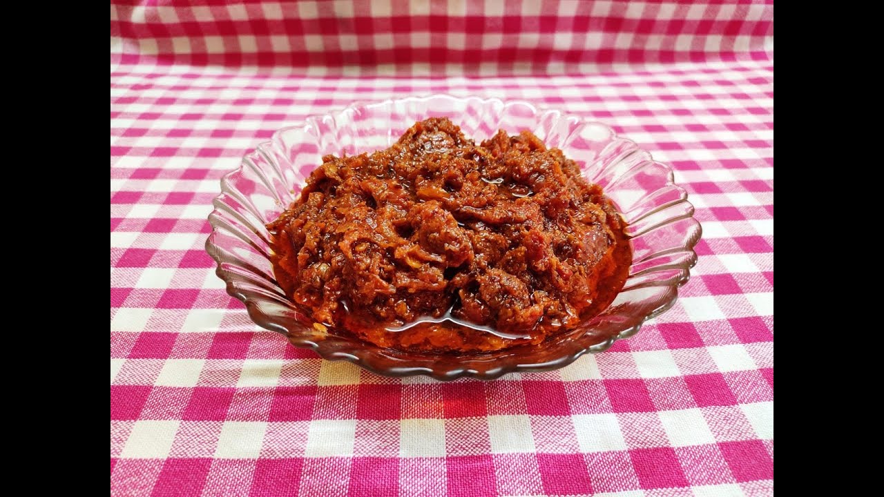 Tomato Dry Prawn Balchao (Pickle) Recipe!