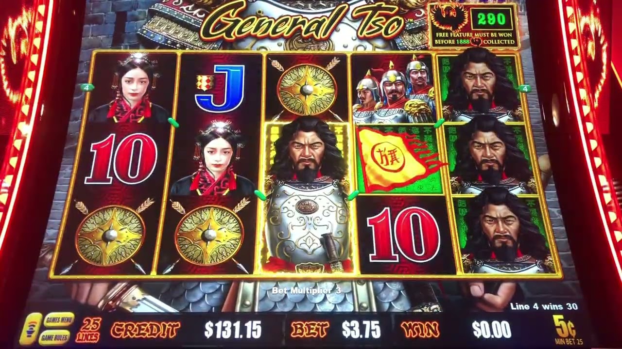 Игровой автомат Phoenix Link General Tso, сессия в казино 🖇️🎰⚔️🛡️