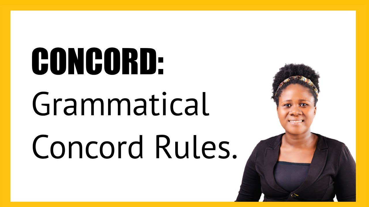 CONCORD: Grammatical Concord Rules.