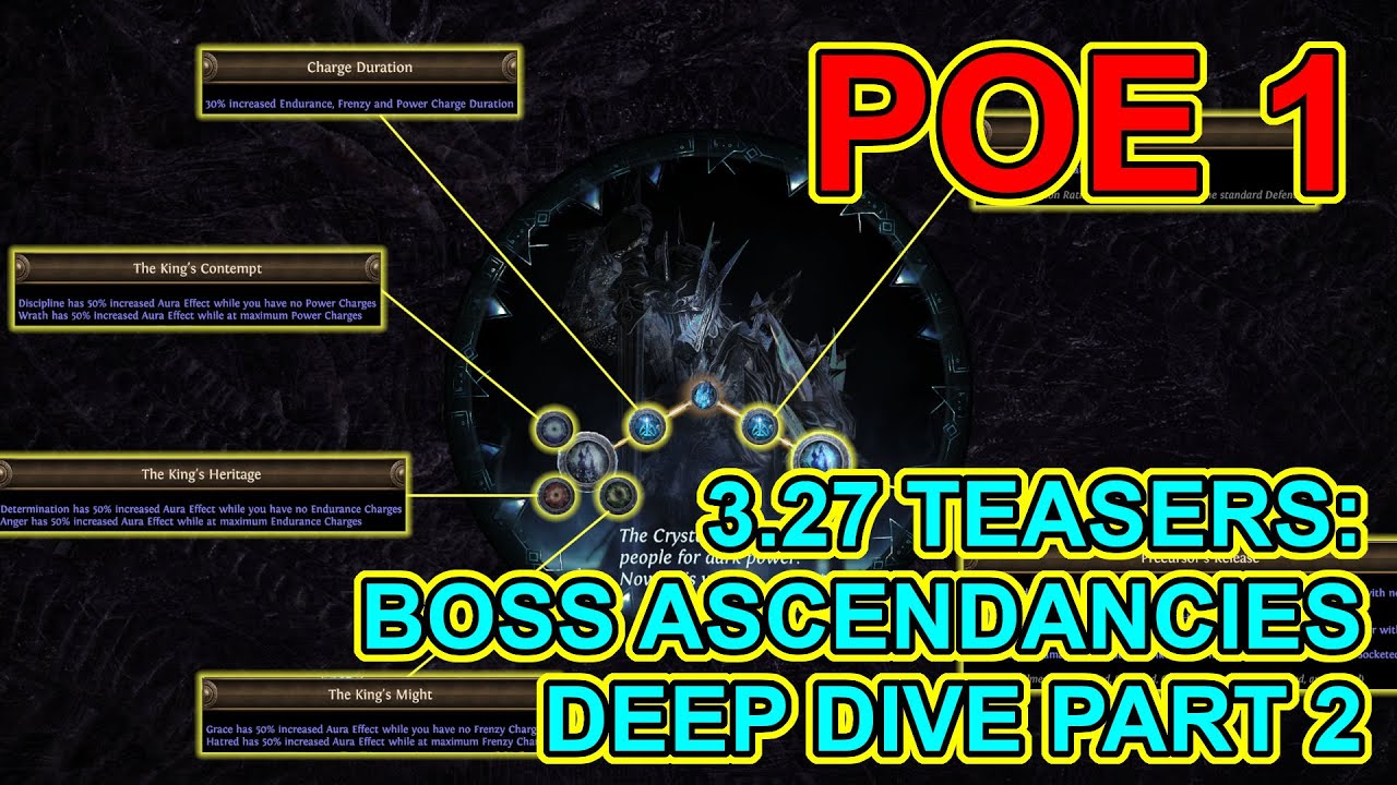 POE 1 - 3.27 Teasers - Boss Ascendancies Part 2 - Keepers Of The Flame - Path of Exile