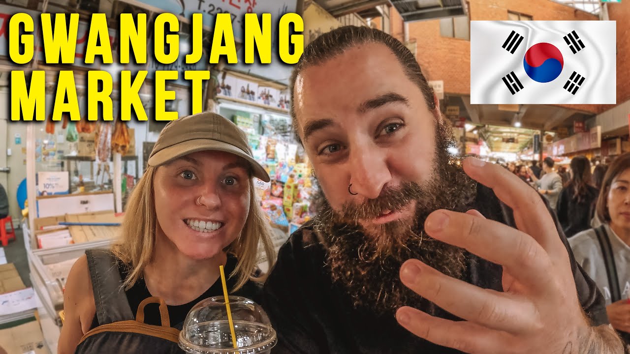 Our FIRS IMPRESSIONS of Gwangjang Market in SEOUL 🇰🇷