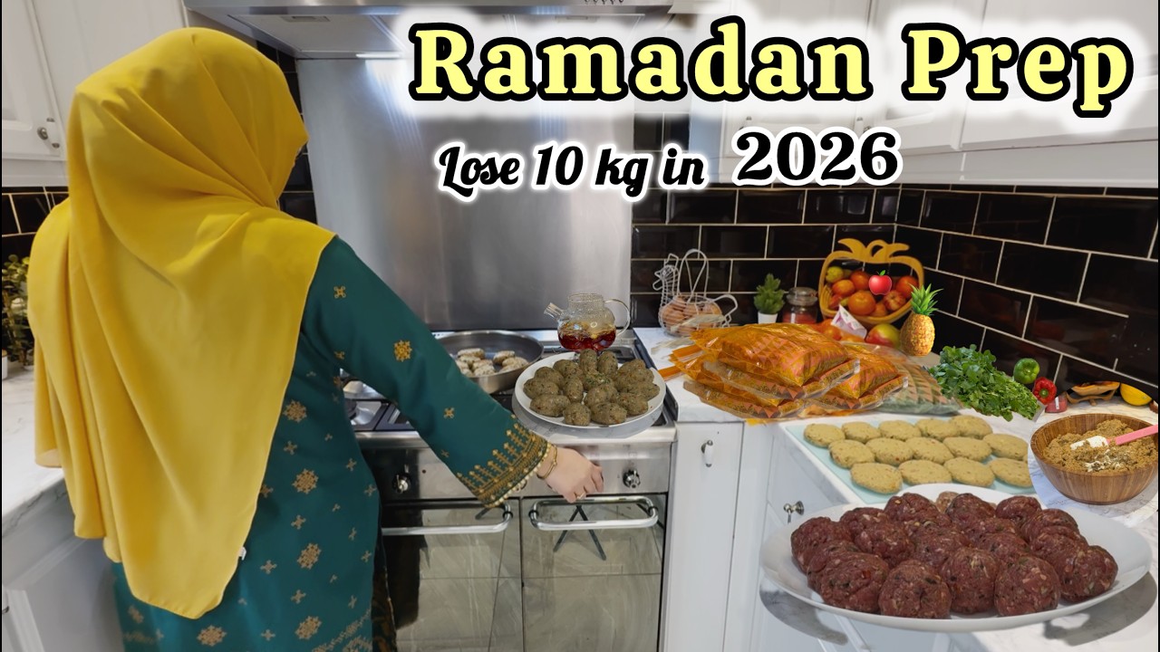 Ramadan food Preparation 2026// weight lose friendly meal prep for Iftar