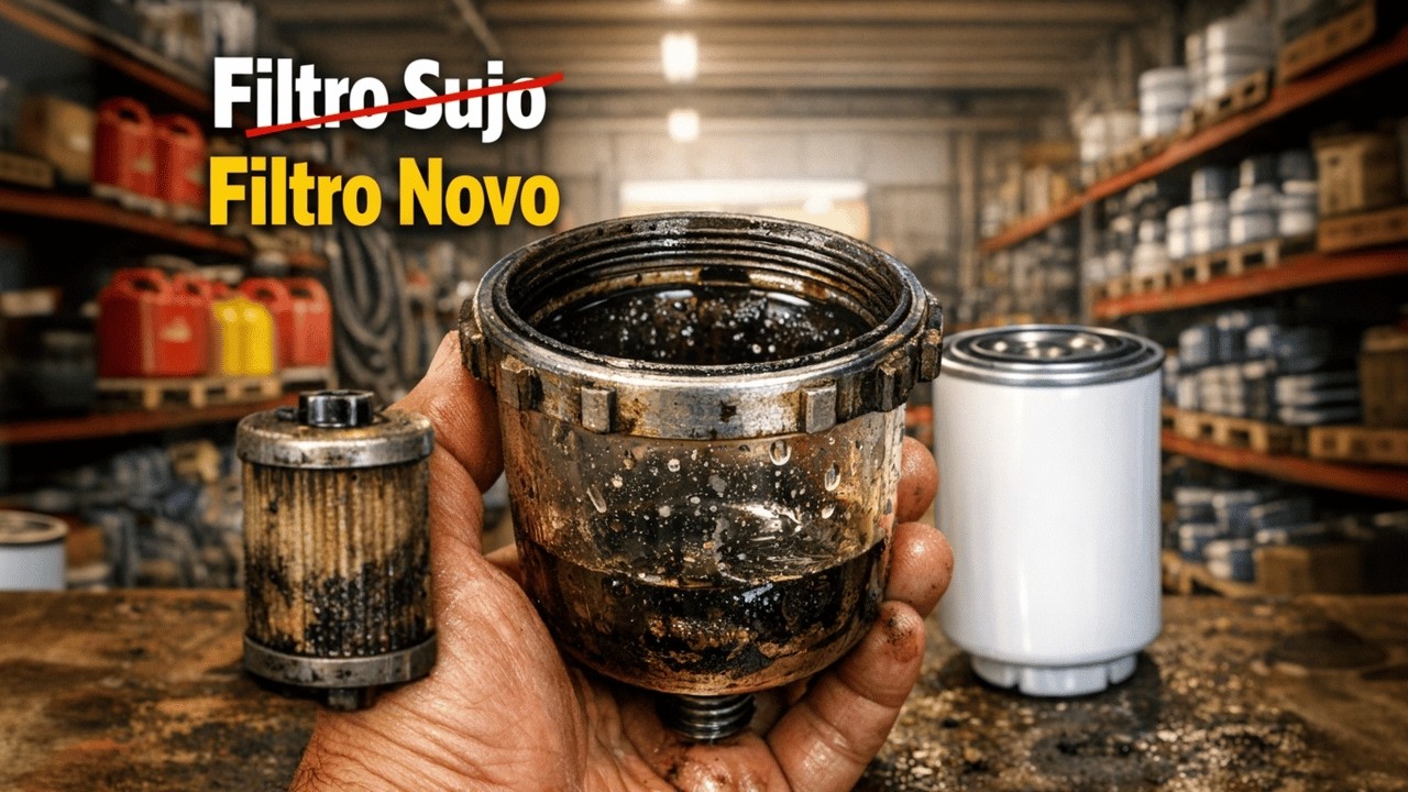COMO TROCAR OS FILTROS DE COMBUSTIVEL E LIMPAR O SEDIMENTADOR