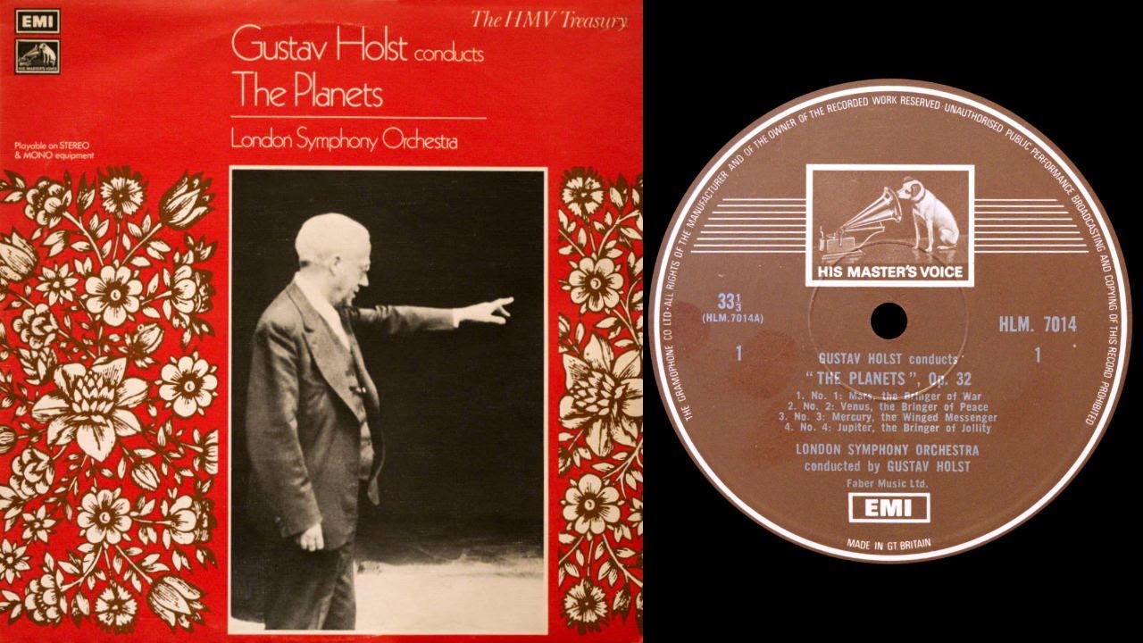 Gustav Holst conducts The Planets (recorded in 1926) (vinyl: Ortofon SPU, Graham Slee, CTC 301)