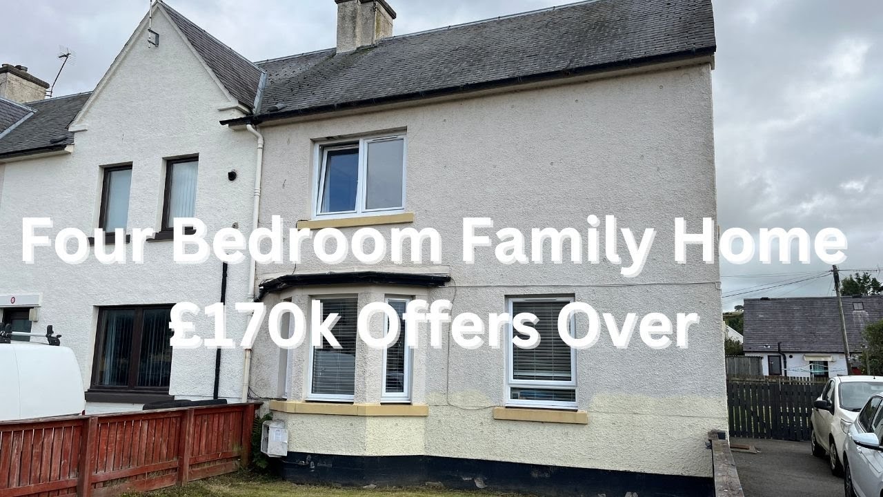 Great Value Four Bedroom Family Home - Popular Market Town of Dingwall £170K