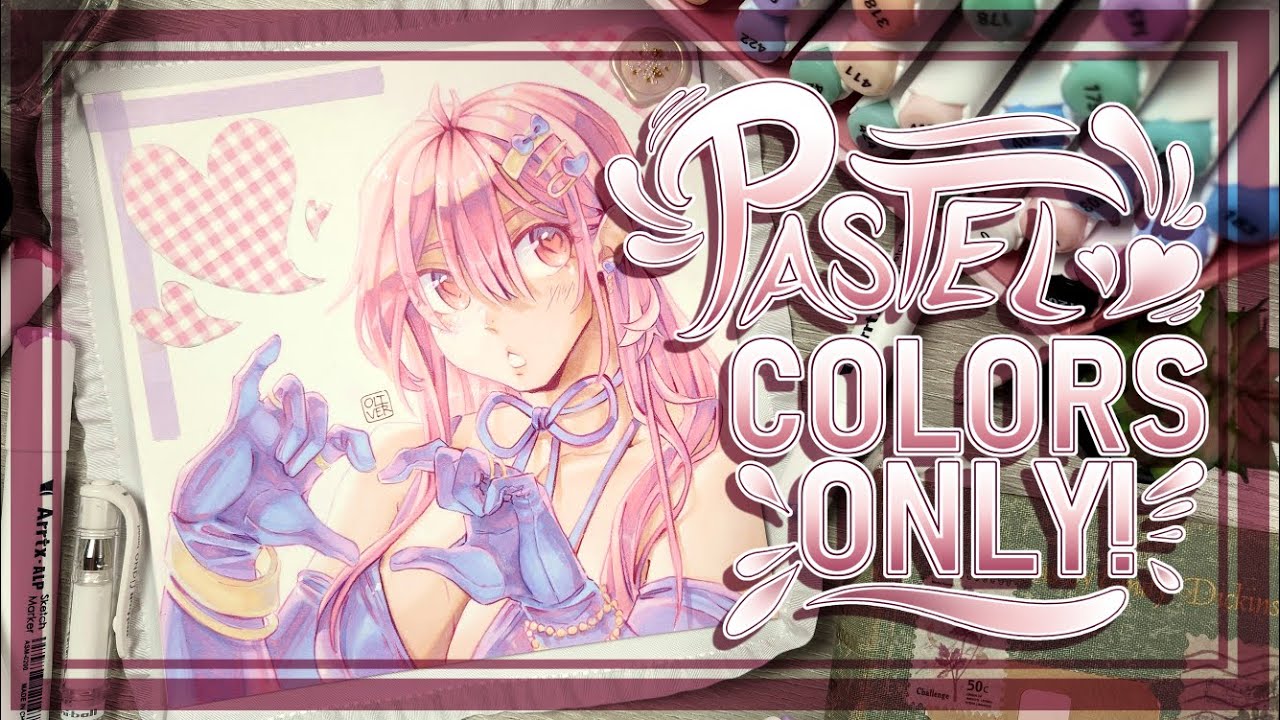 This Drawing TESTED Me... | Using ONLY Pastel Colors
