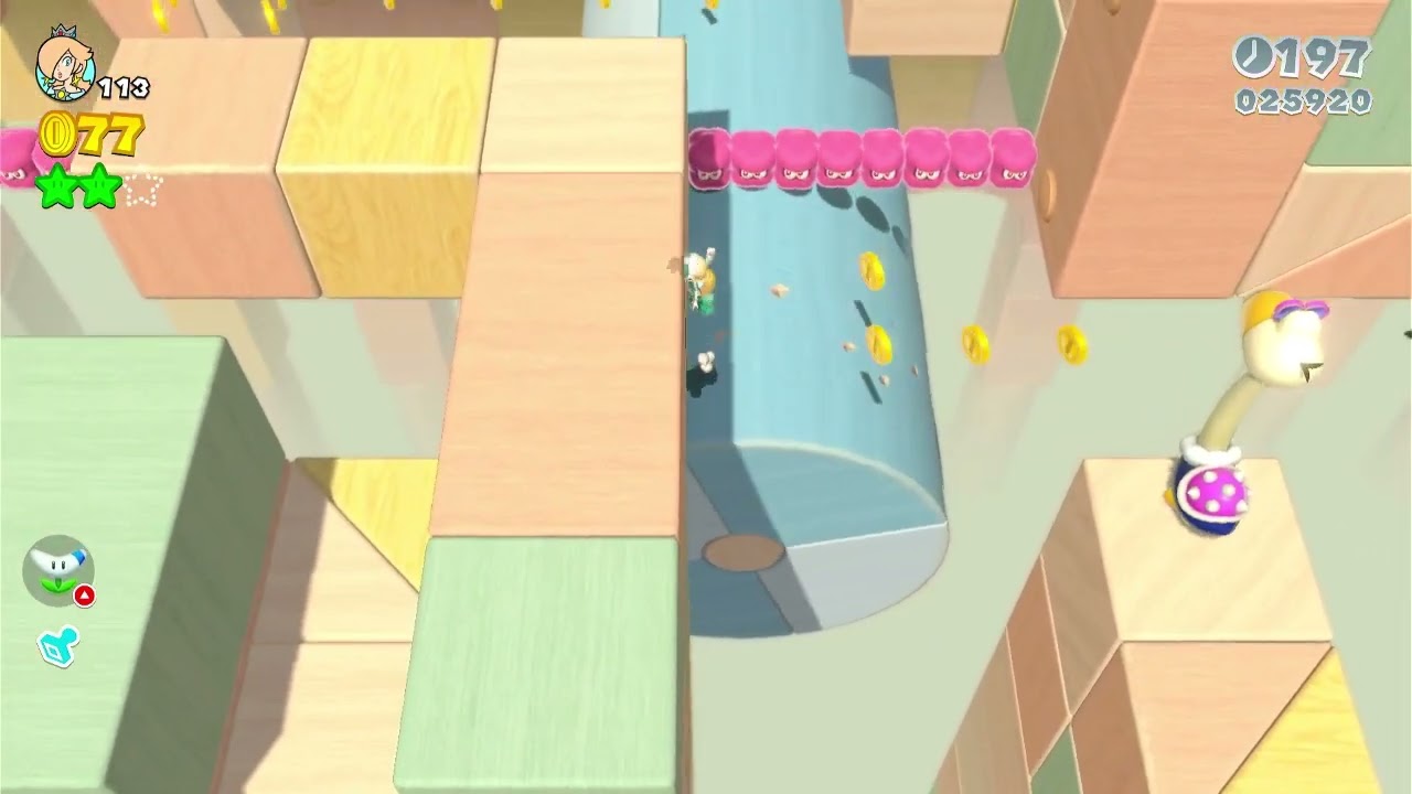 Auf dem Holzweg/Super Mario 3D World Welt 9-3/Rolling Ride Run World Star-3