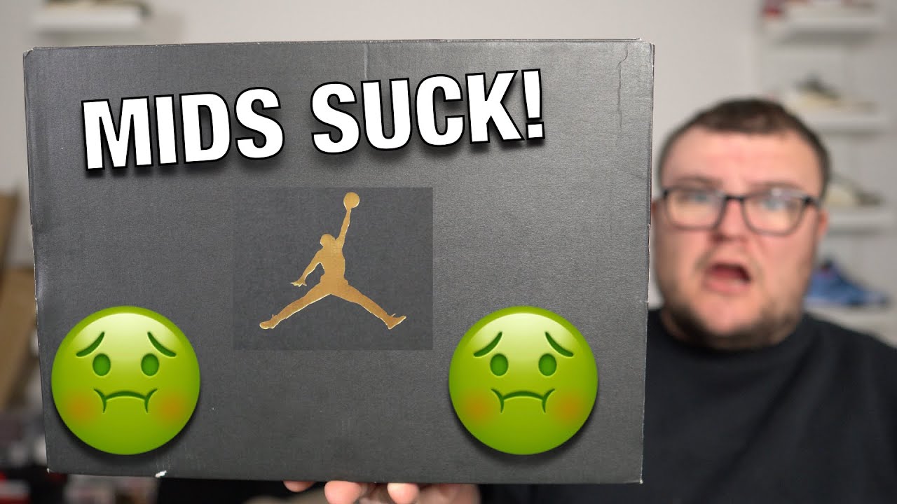 WORST AIR JORDAN 1 MIDS I'VE EVER SEEN (UNBOXING)