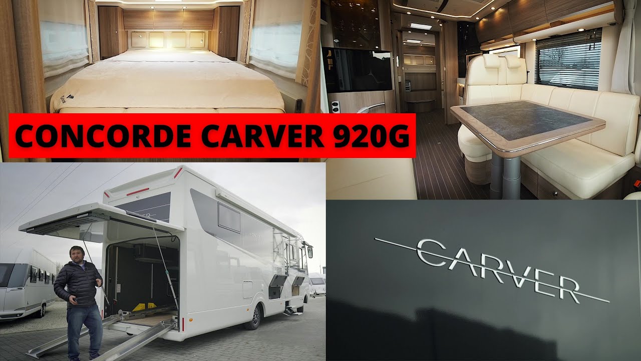 Kamper z garażem - Concorde Carver 920G