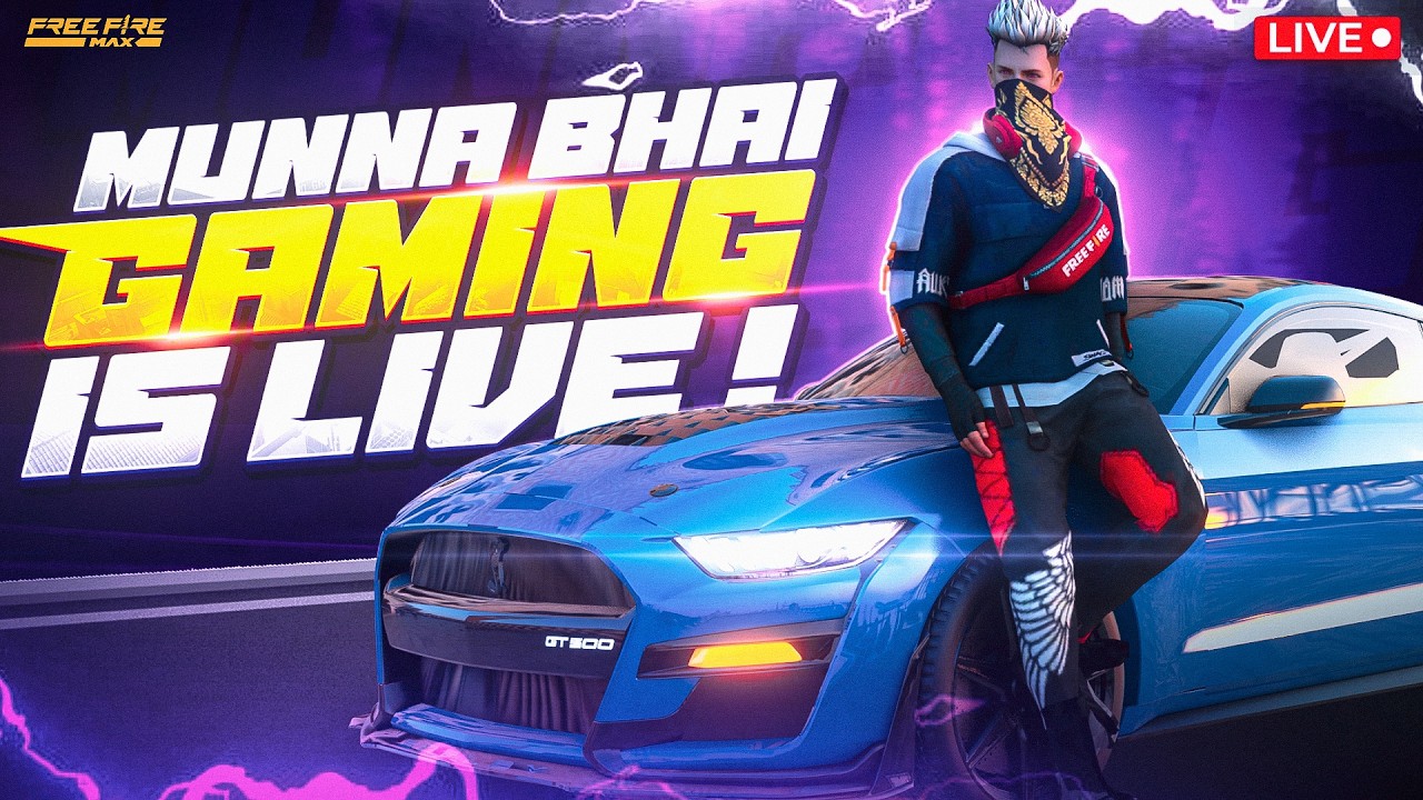 Grandmaster  Live Rank Push ❤️-  Free Fire Telugu Live  - Munna Bhai #MBG