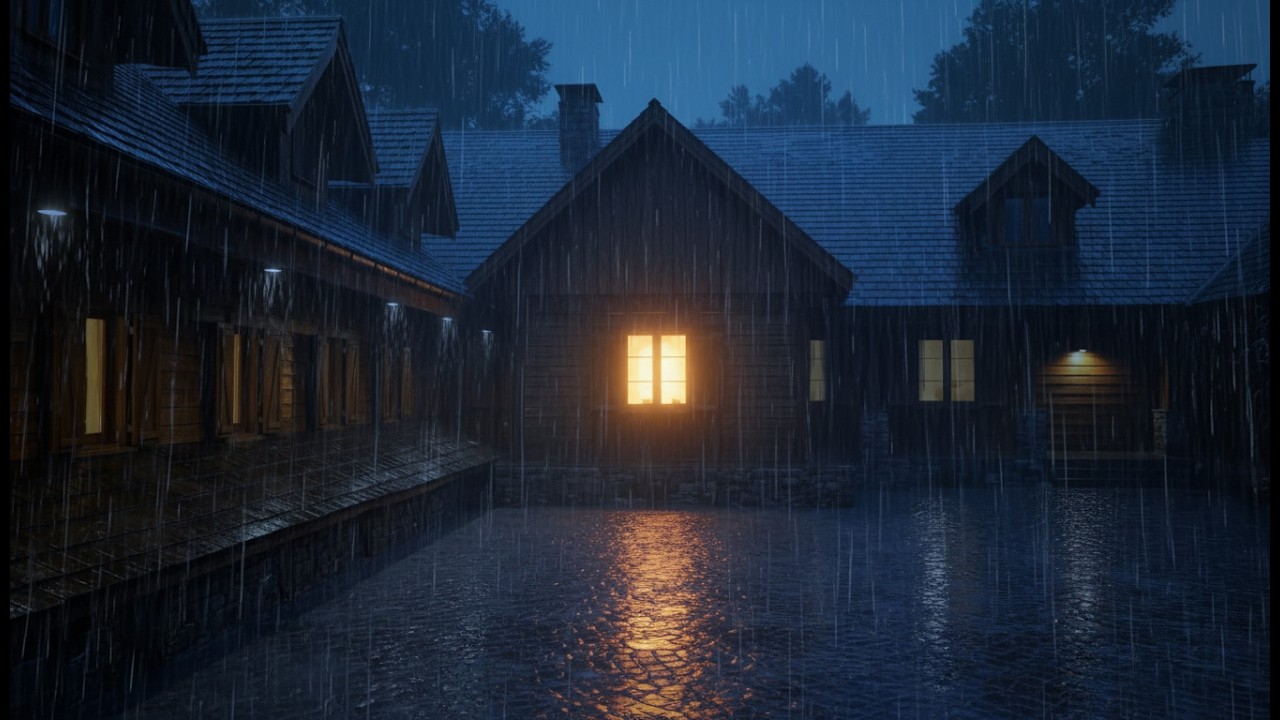 Relaxing Rain Sounds on Tin Roof | Nature Sounds for Sleeping & Light Rain (5 Hours)