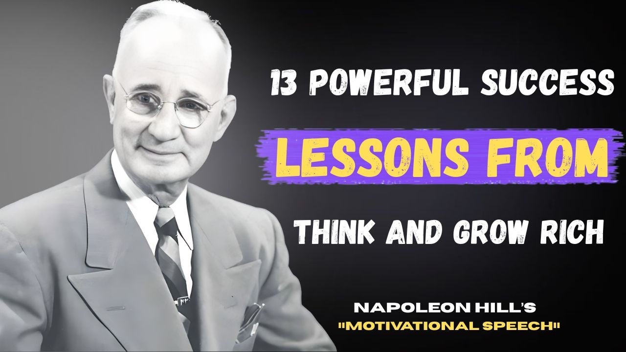 13 Powerful Success Lessons From Think and Grow Rich | Napoleon Hill