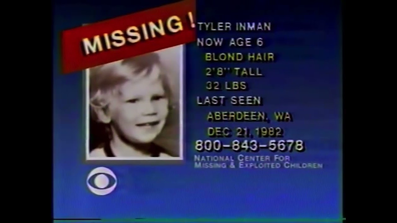 CBS Пропавшие дети PSA 1985 Тайлер Инман