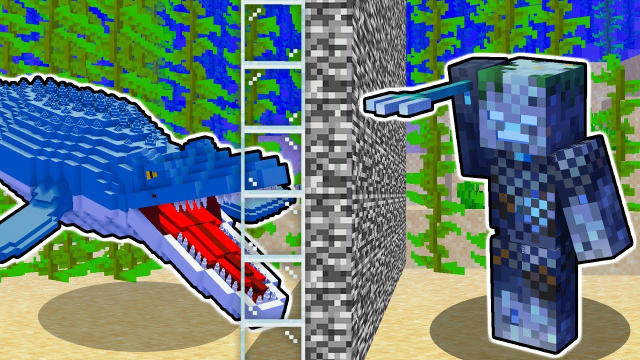 I CHEATED In an UNDERWATER MOB BATTLE!!!