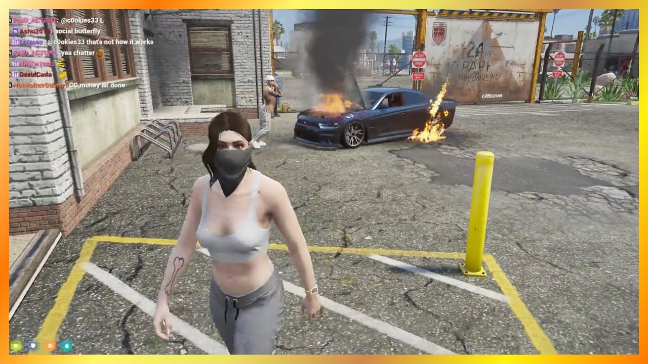 Ming's Car Randomly Caught On Fire | NoPixel 4.0 GTA RP