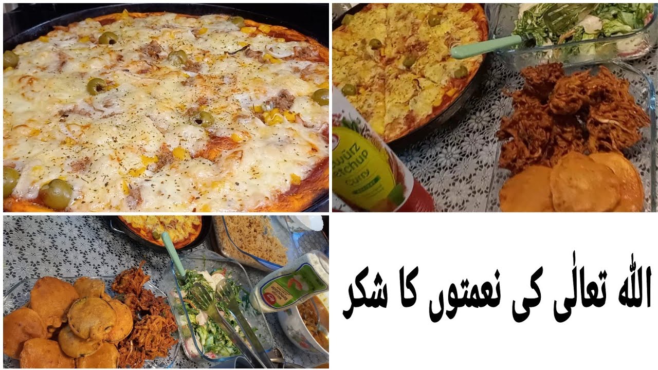 Ramadan Diaries - Making of Pizza - Different kinds of Pakora