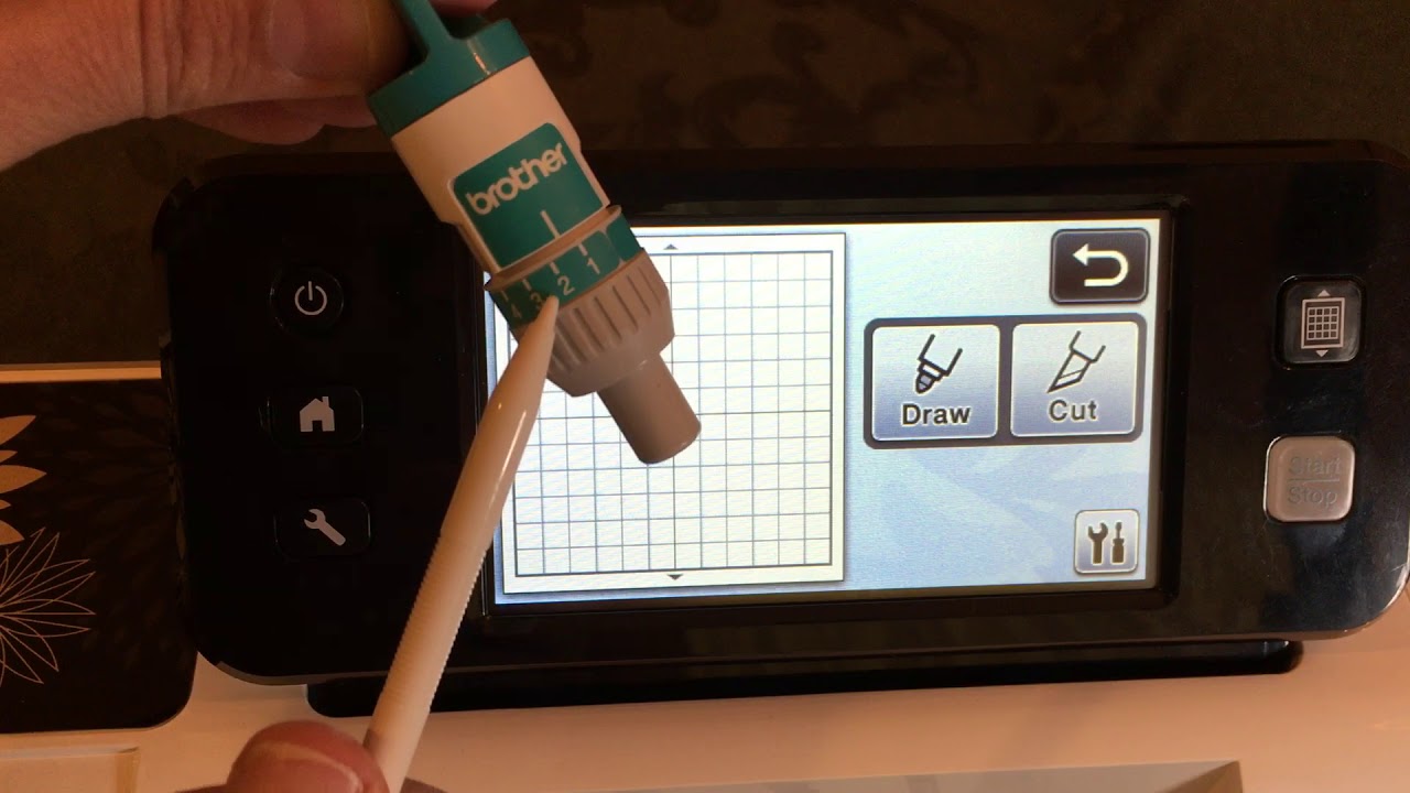 Cutting out Vinyl using the Brother ScanNCut - Scan and Cut Vinyl