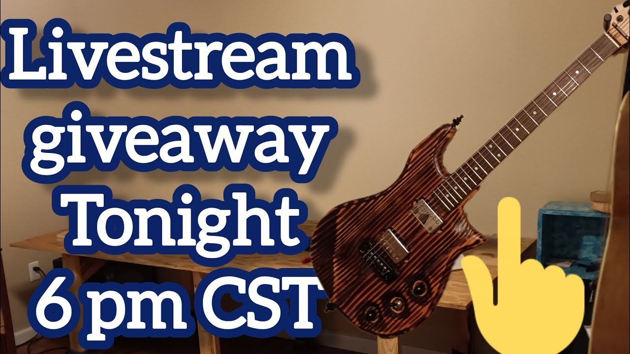 Guitar Giveaway Livestream 