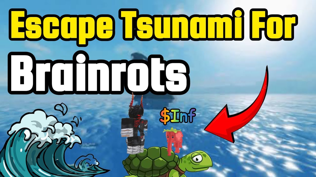 Escape Tsunami For Brainrots | Part 2 |I Got 4 Secrets😁