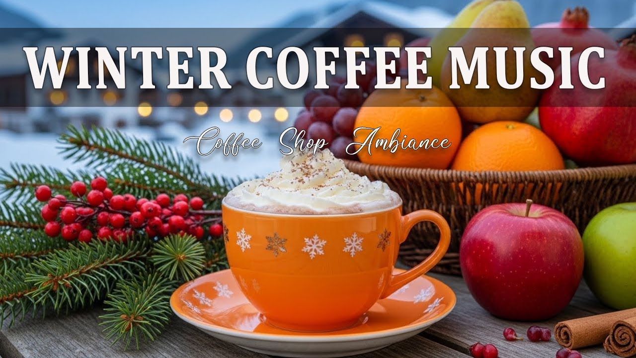 Winter Coffee Music ☕ Bossa Nova Piano - Coffee Shop Ambience for Start the Morning.