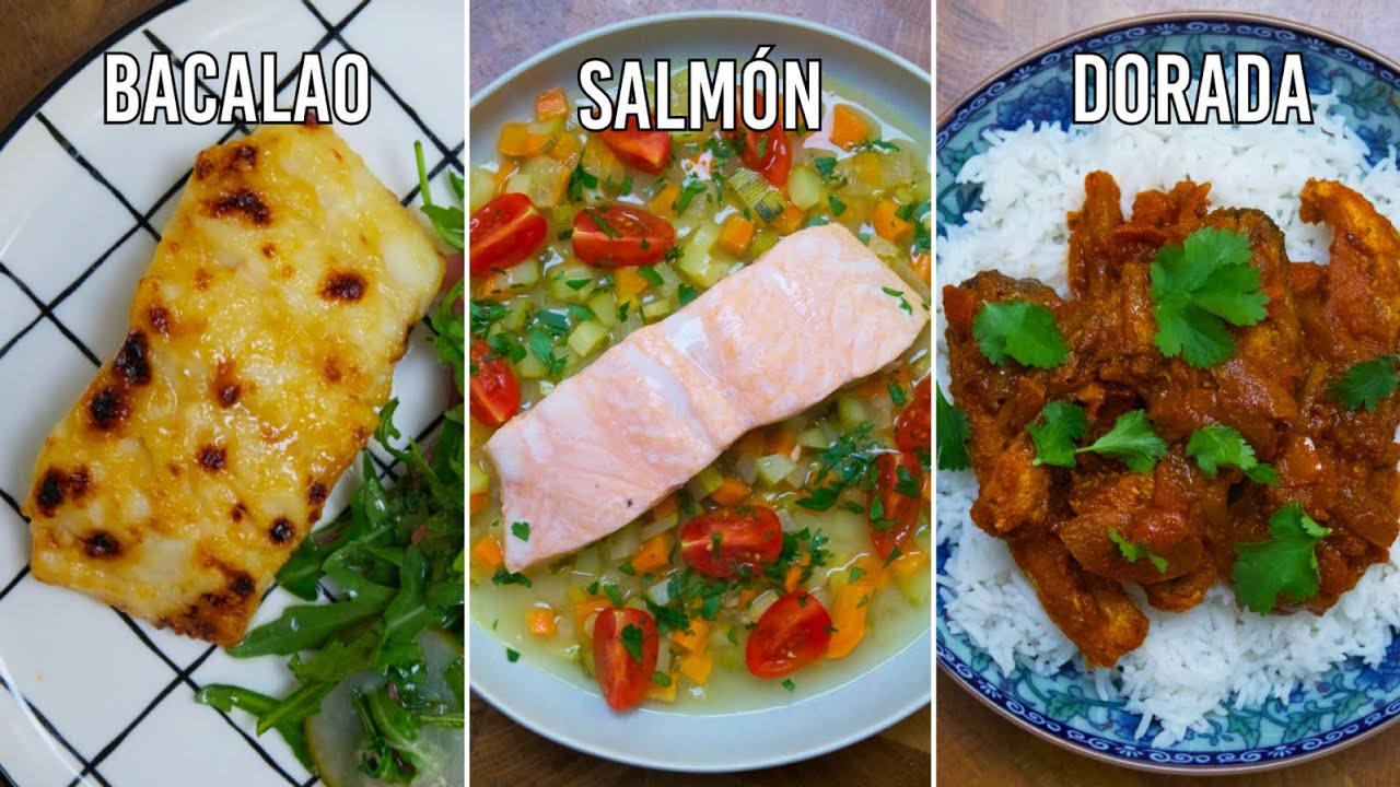 Tres recetas de pescado que no conocías