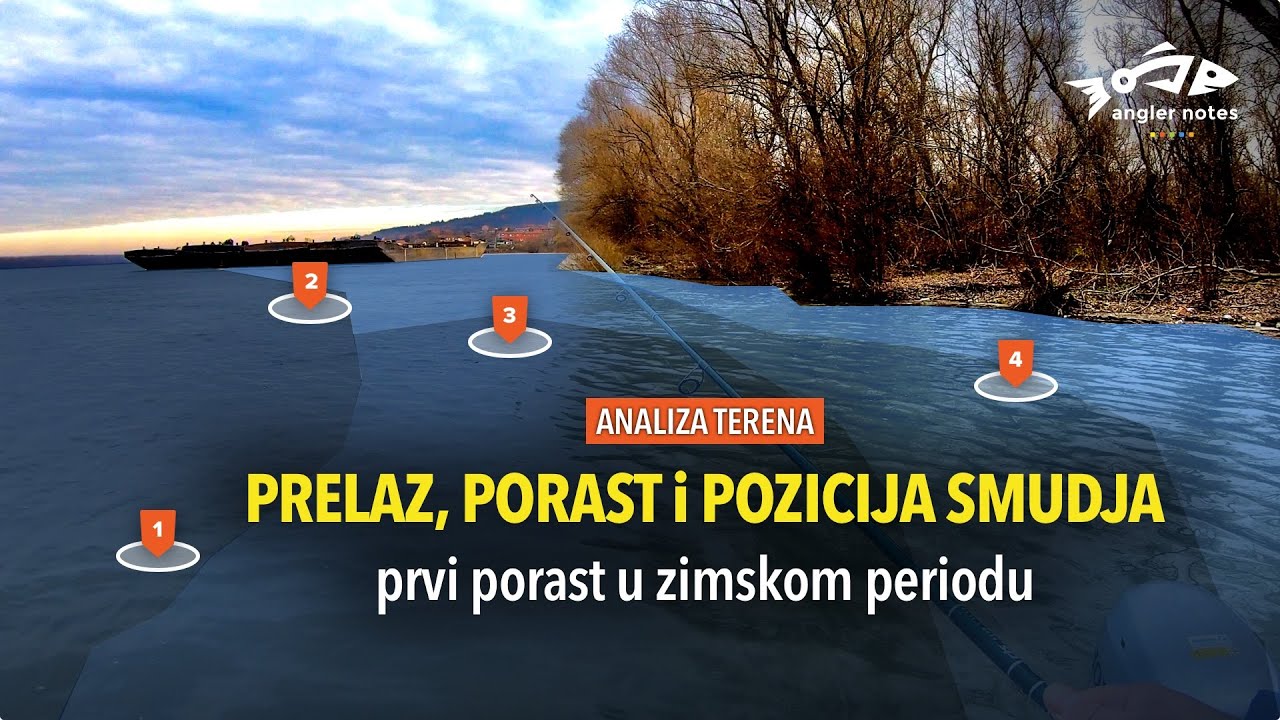 Prelaz, porast i pozicija smudja - Varalicarenje Smudja / Zander position when water level going up