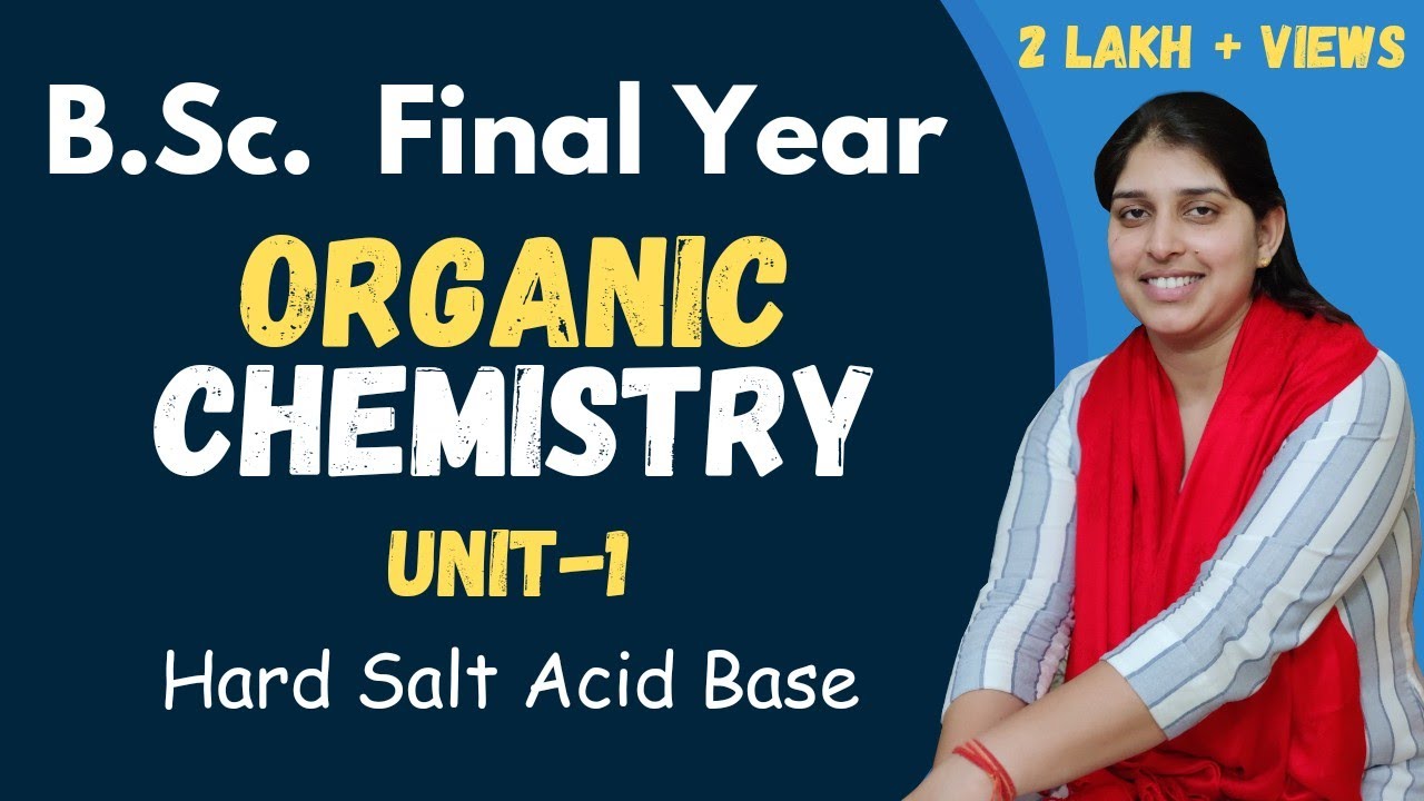 B.Sc Final Year | Organic Chemistry Unit-1 | Important for Exam | Poonam Mem | Sambhav Institute