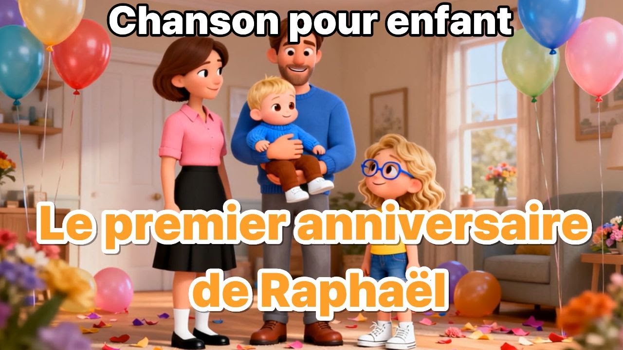 [ Chanson pour enfant ]  Le premier anniversaire de Raphaël