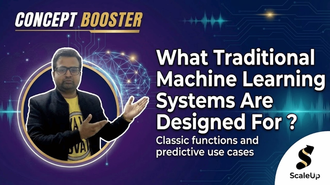 What Traditional Machine Learning Systems Are Designed For ?